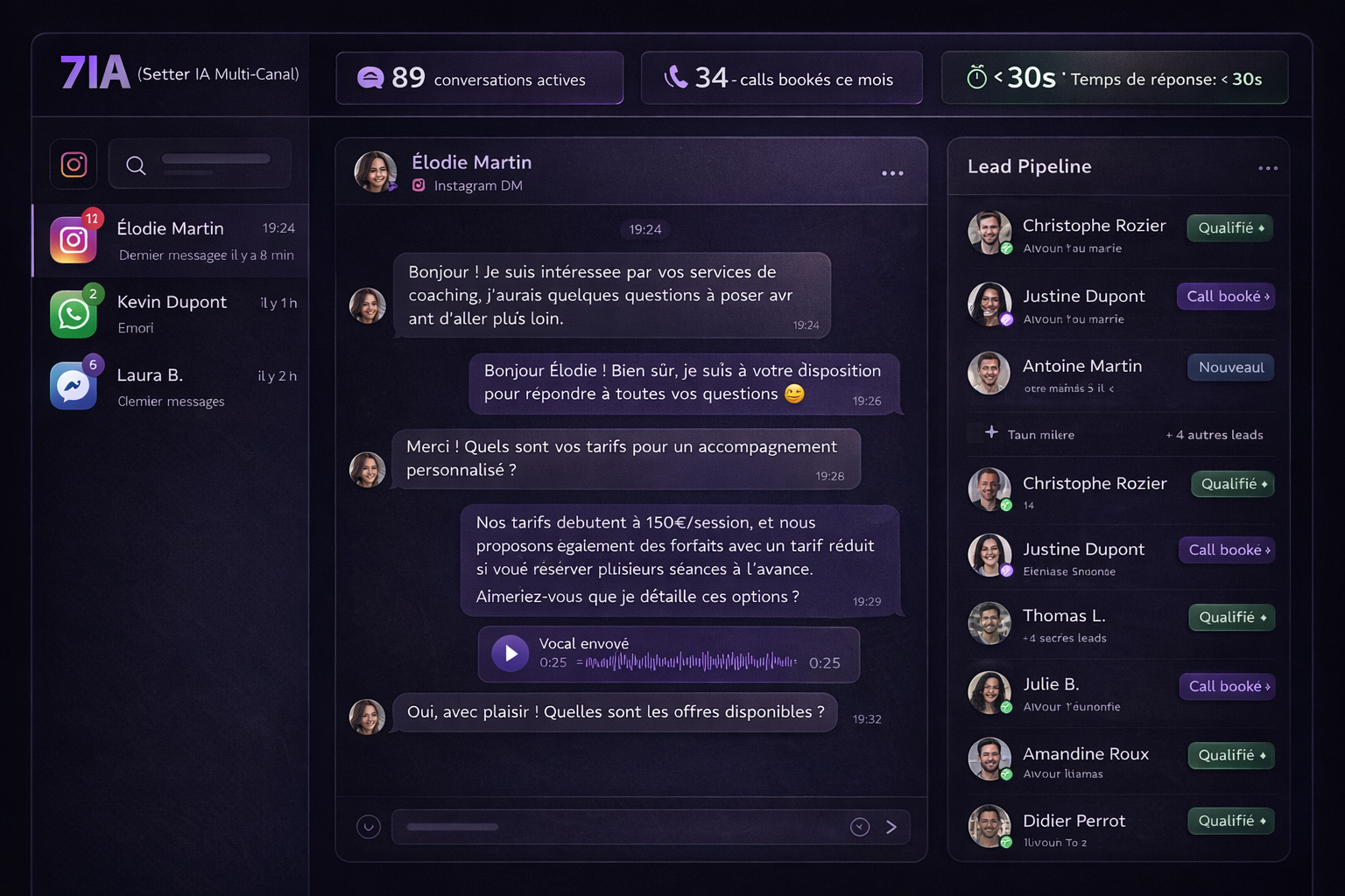 7IA — Setter IA Multi-Canal